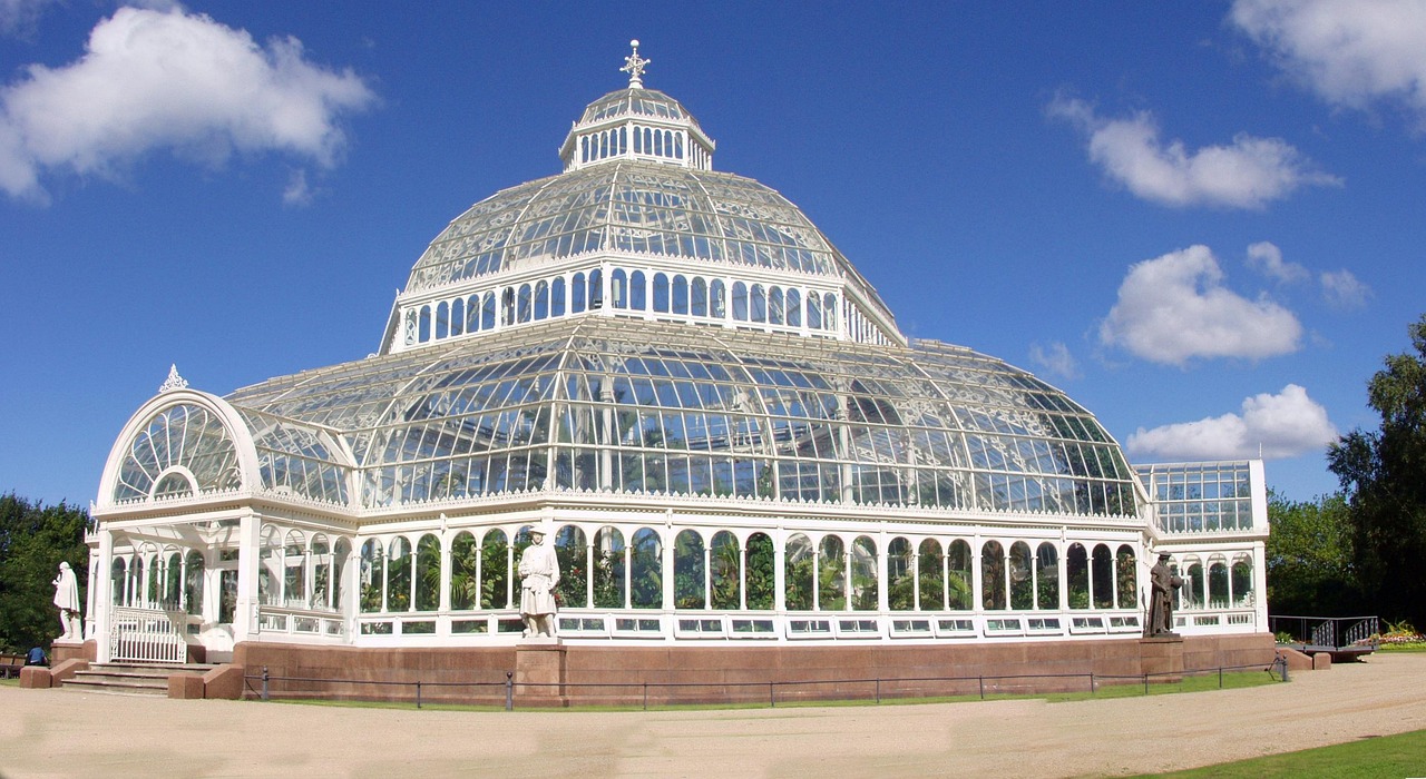 Sefton Park and Palm House in Liverpool
