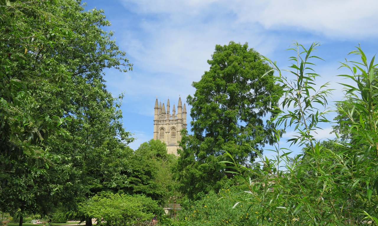Magdalen College tower Oxford