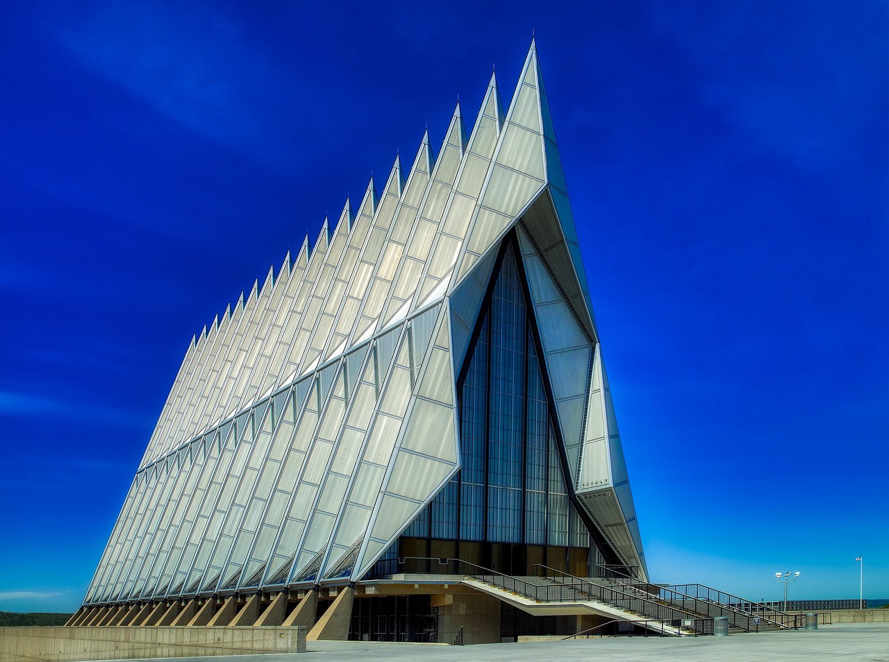 Modern architecture in downtown Colorado Springs