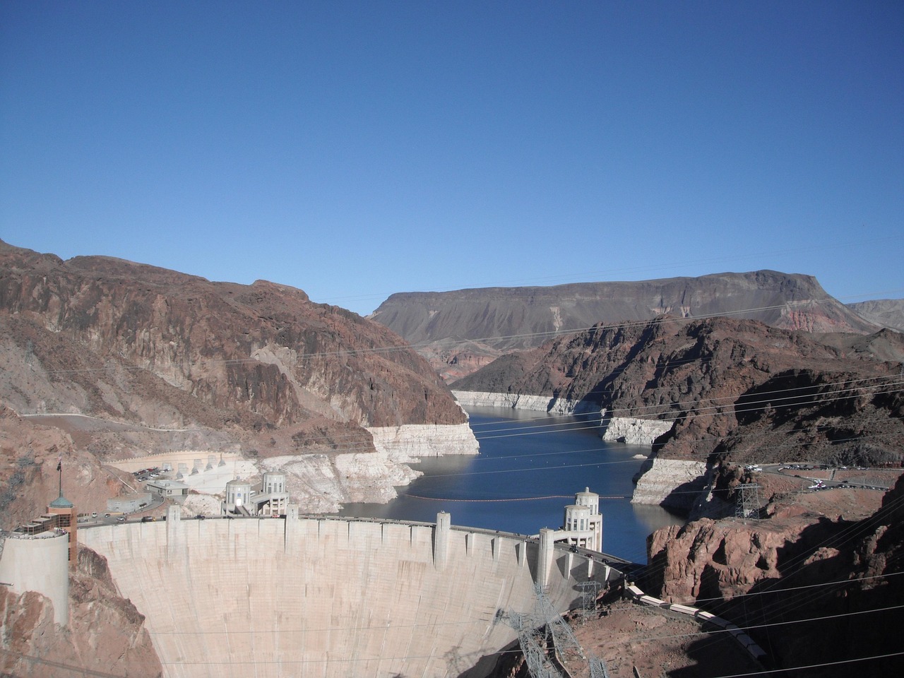 Hoover Dam and Lake Mead near Las Vegas