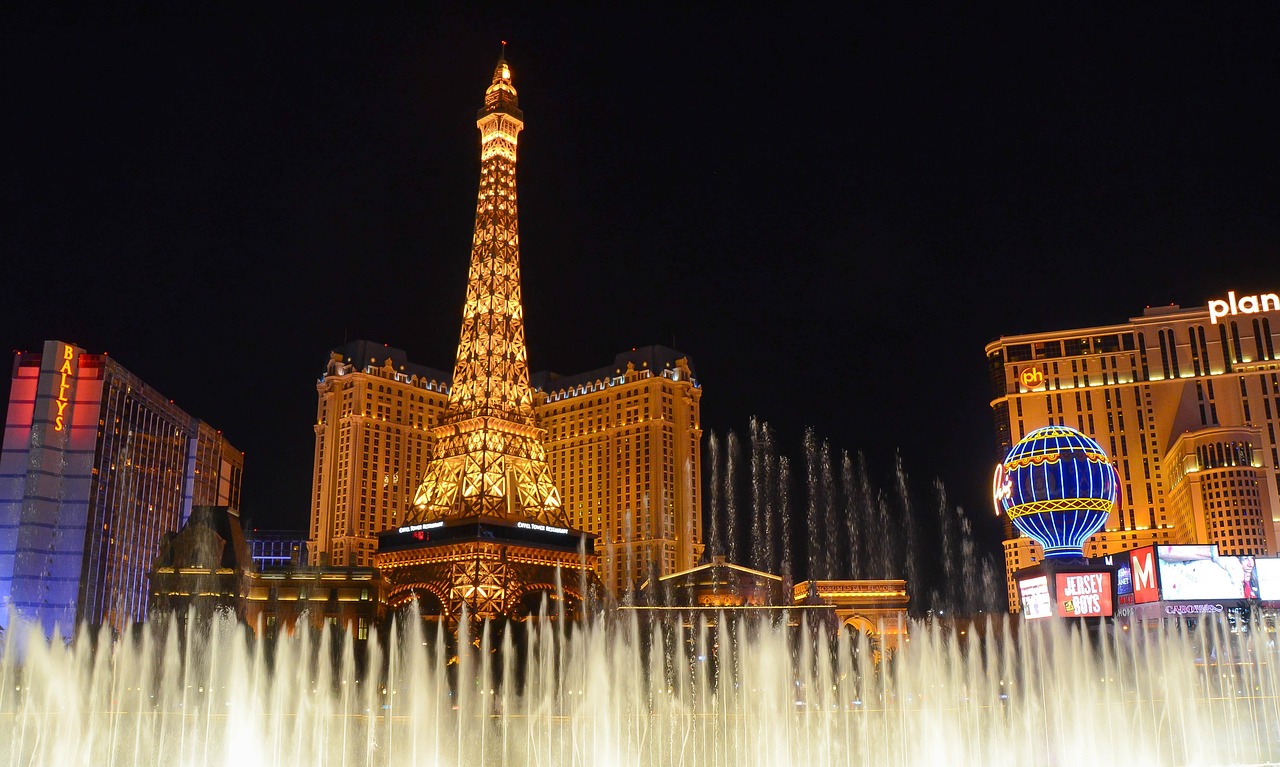 Nightlife on the Las Vegas Strip