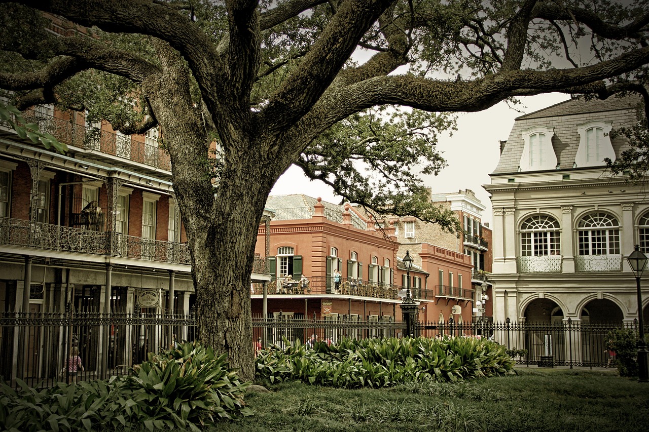 French Quarter balconies in New Orleans