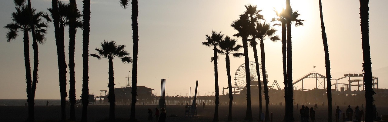 Santa Monica Beach and shoreline